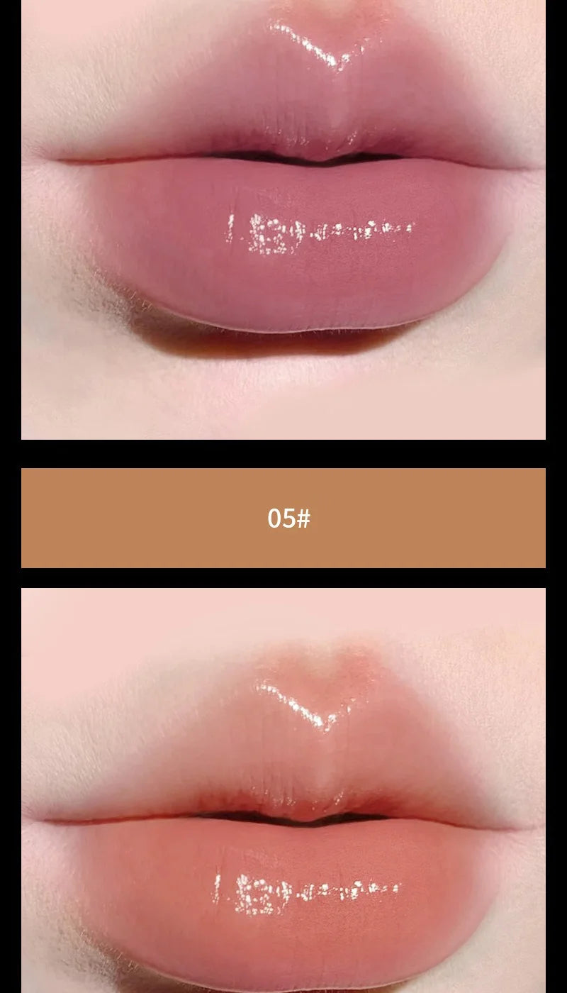 HERORANGE~ Low Saturation Light Lipstick Multi-purpose Stick Moisturizing White Natural Holding Mirror lipstick