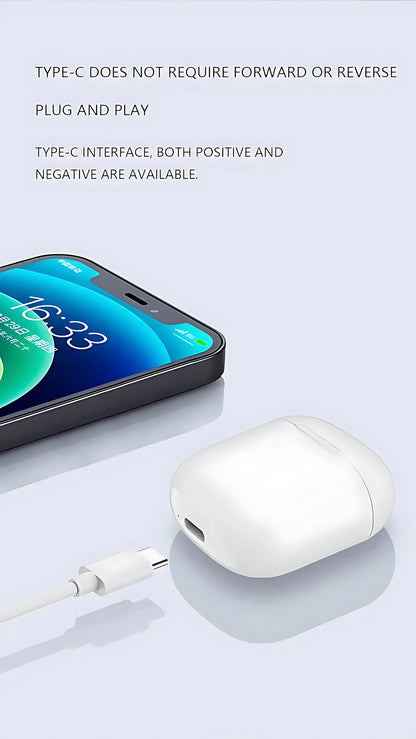 2025 TWS Air  Fone Bluetooth Earphones Wireless Headphones with Mic Touch Control Wireless Bluetooth Headset Pro 4 Earbuds