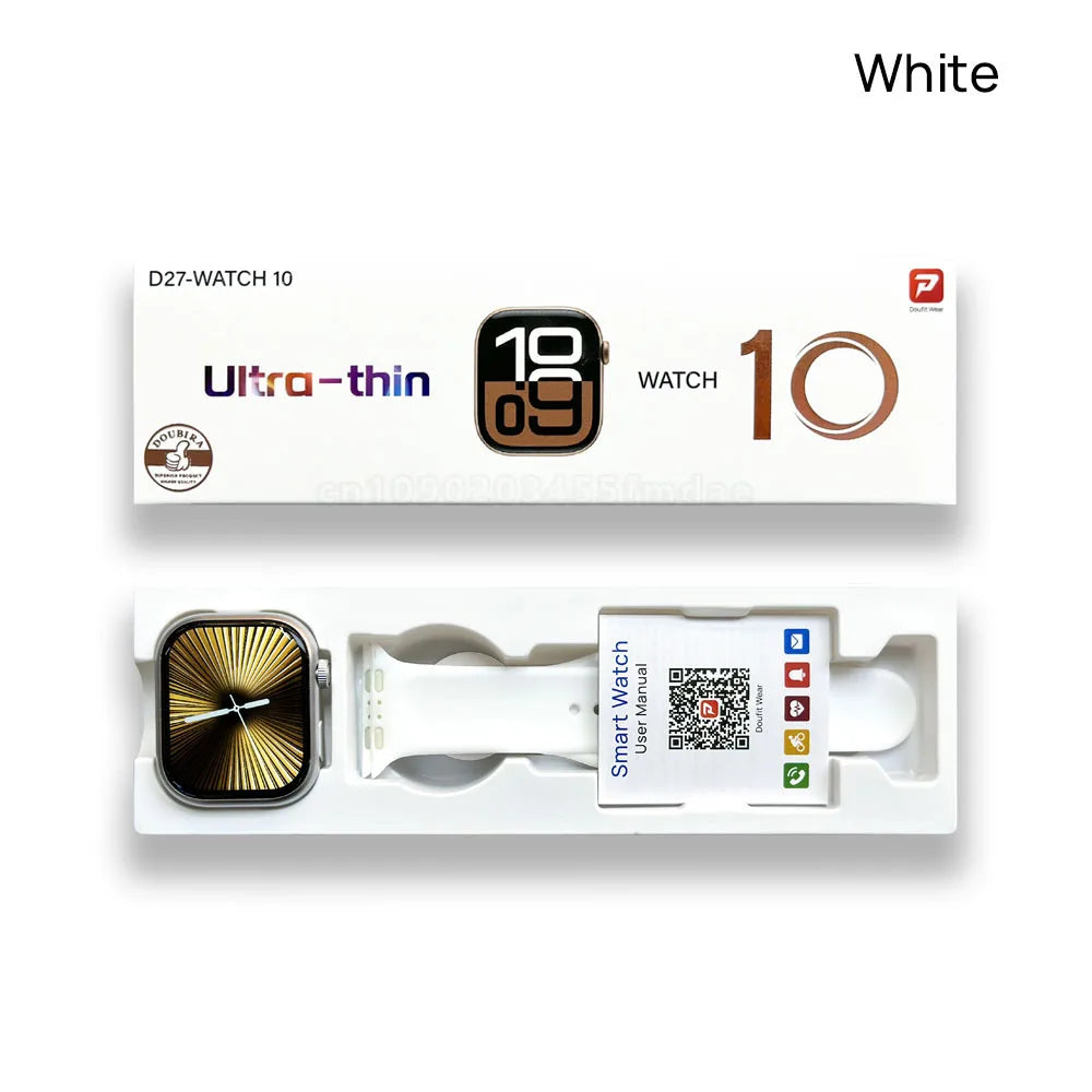 New Watch10 Series GPS Smart Watch Men Always On Display Heart Rate Body Temperature BT Call Women Waterproof Series Smartwatchs