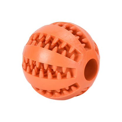 Pet Dog Ball Toys for Small Dogs Interactive Elasticity Puppy Chew Toy Tooth Cleaning Rubber Food Ball Toy Pet Stuff Accessories