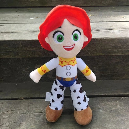 23cm Cute Woody Buzz Lightyear Plush Toy Lovely Stuffed Anime Jessie Plushies Pendant Cartoon Doll Home Decor Xmas Gifts