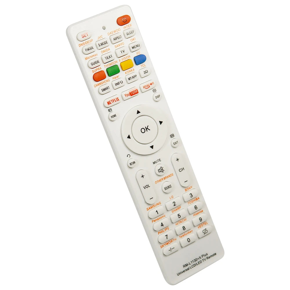 New Universal RM-L1130+X Replacement Remote Control For All Brand Television TV RM-L113+12 RM-L1130+8