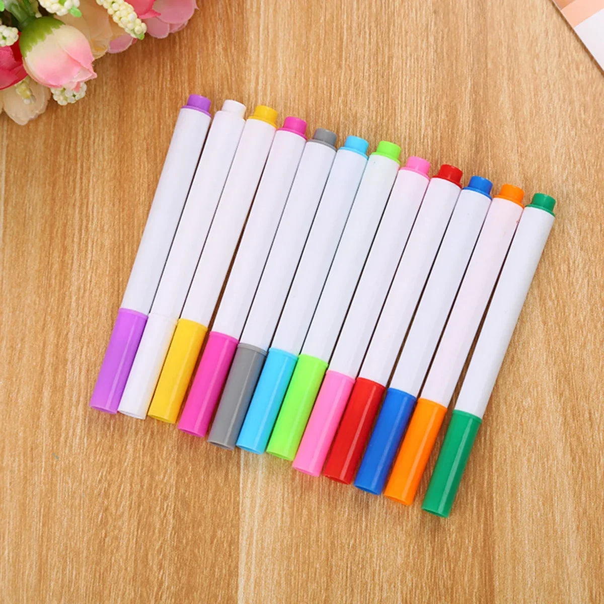 Liquid Chalk Erasable Pen 3-100Pcs White Marker for Glass Windows Blackboard Chalkboard Whiteboard Marker Drawing Chalk Pens
