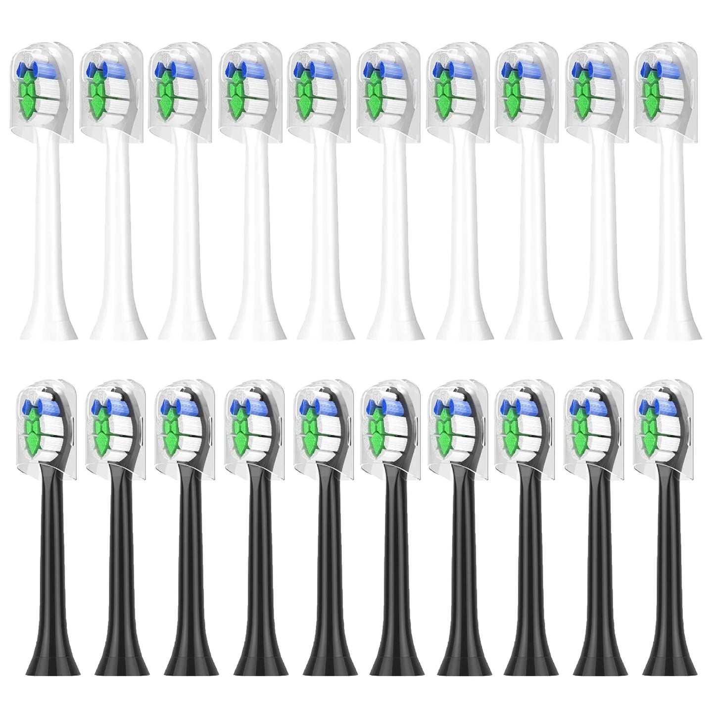 2-20 Pack Replacement Toothbrush Heads Compatible with Philips Sonicare Electric Toothbrush Heads 4100 6500 6100 7500 5300 1100