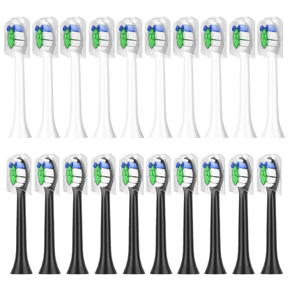 2-20 Pack Replacement Toothbrush Heads Compatible with Philips Sonicare Electric Toothbrush Heads 4100 6500 6100 7500 5300 1100