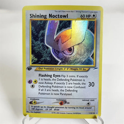 Holographic PKM Collection Cards PTCG Proxy Card Blue Core Paper Card Kids PKM Dark Raichu/Dragonite/Umbreon/Suicunc