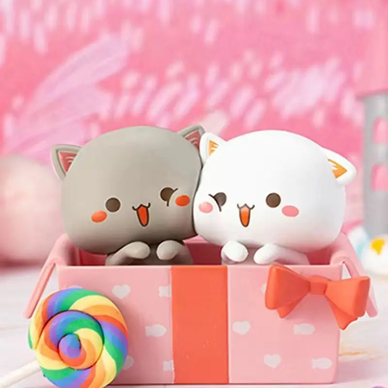 Hot Mitao Cat 2 Season Lucky Cat Cheap Cute Cat Blind Box Toys Surprise Figure Doll Home Deroc