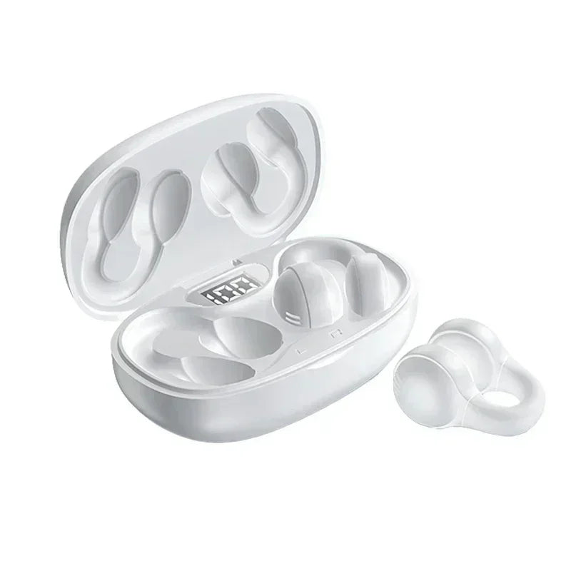 TWS X58 Wireless Bone Conduction Headphones Bluetooth Earphones Waterproof Sports Earbuds Earring Ear Hook With Mic Headset