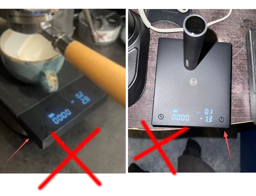 TIMEMORE Basic 2 Black Mirror Pour Over Coffee Scale flow rate display Auto Timer digit Kitchen Food scale espresso 0.1g/2kg