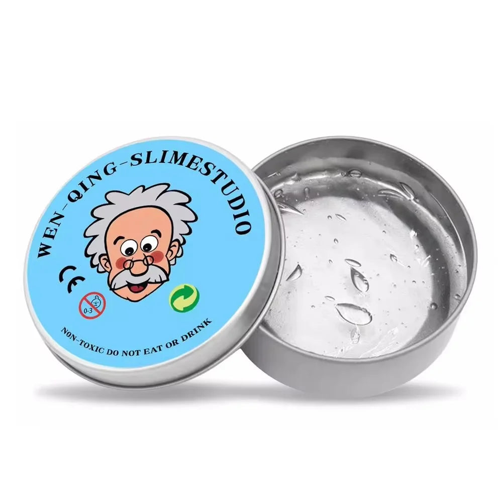 1.76oz (50g) Non-Newtonian Putty – Ultra-Shiny Slime Crystal, Stress Relief Toy for Teens & Adults, Never Dries Out, Great Gift