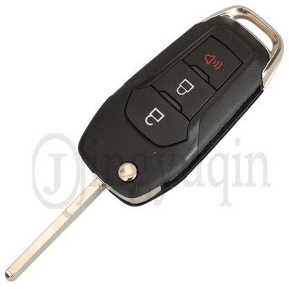 jingyuqin N5F-A08TAA Flip Remote Car Key 315MHz ID49-7945P Chip For Ford Fusion 2013-2016 Fob 2/3/4 Butttons Keyless Entry HU101