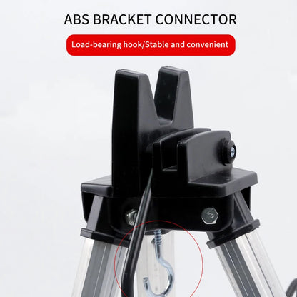 Sideny-Telescopic Bracket Holder,Sea Pole Support Frame, 3-Fold Fishing Rod Rest Base, Fishing Rod Load-Bearing, Tripod Stand
