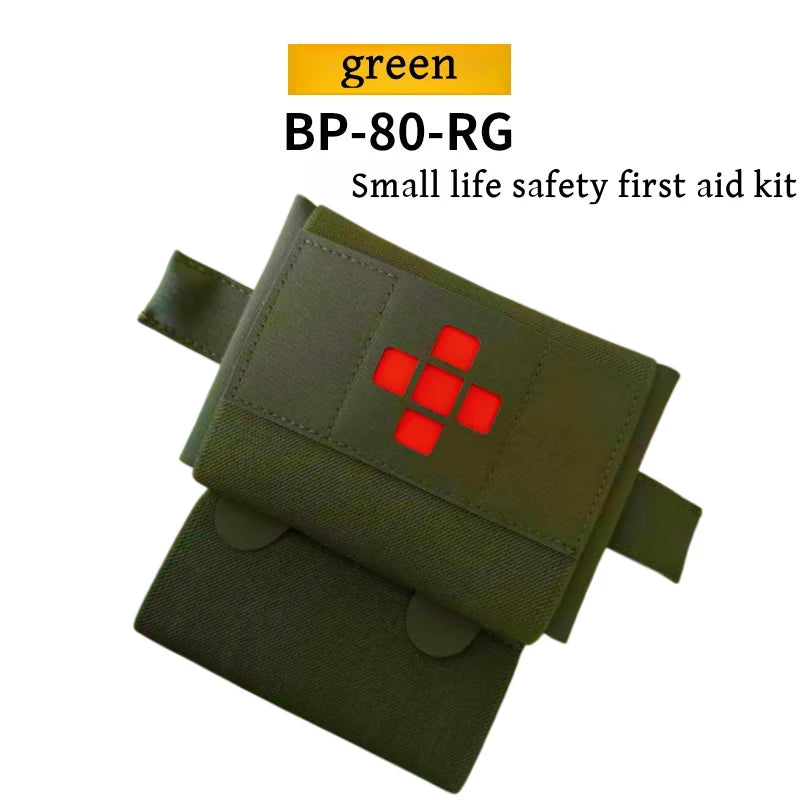Micro trauma first aid kit, storage bag, trauma survival kit accessories