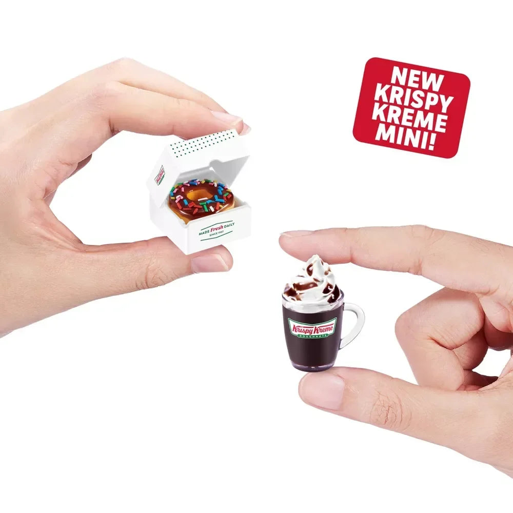 Zuru Mini Brands Krispy Kreme Create Series 1 Surprise Blind Box Toys Mini Food Donut Miniature Food Mystery Packaging Toys
