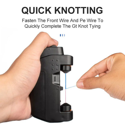 Leydun Hot Electric Knotter Fishing Tools ASSIST GT PR FG Knot Knotting Machine Fishing Bobbin Winder Lines Wire Japan Knot Tool