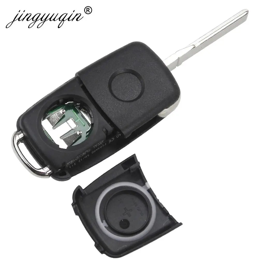jingyuqin 3BT Remote Flip key 434MHz ID48 Chip for VW Volkswagen GOLF PASSAT Tiguan Polo Jetta Beetle Skoda Seat Car 5K0837202AD