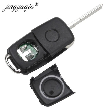 jingyuqin 3BT Remote Flip key 434MHz ID48 Chip for VW Volkswagen GOLF PASSAT Tiguan Polo Jetta Beetle Skoda Seat Car 5K0837202AD