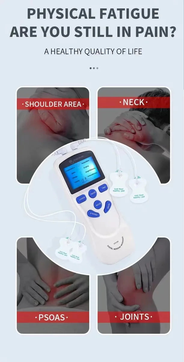 Massager Tens Muscle Stimulator Electric Acupuncture Body Massage Digital Slimming Machine Accessories Stimulator