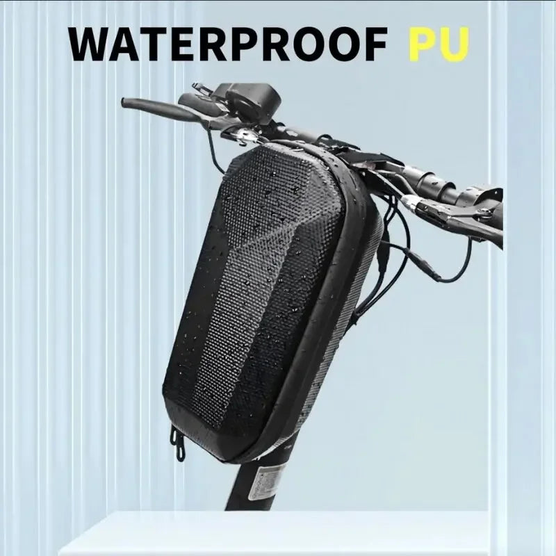Waterproof E-Bike Front Bag 5L Big Capacity Scooter Tube Bag Wear-resistant Hard Shell Bicycle Storage Bag Bike Accessories