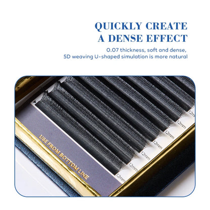 DeceMars U-Shaped 5D Eyelash Extensions (12lines/Tray)