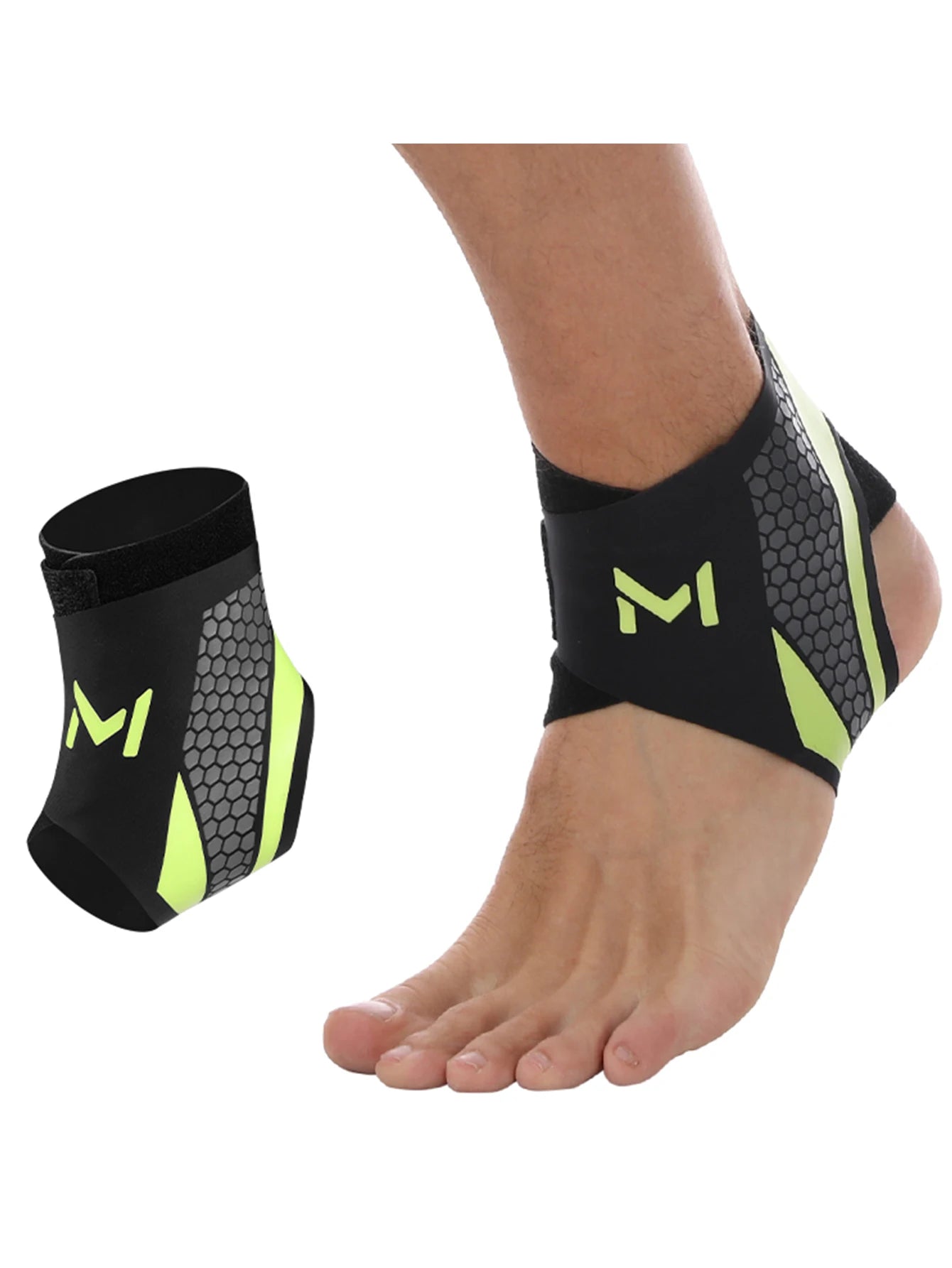 1pc Cooper Ankle Support Compression Foot Sleeves for Men and Women Bracer Ankle Protector Daily Sport Gym Workout Weightlifting