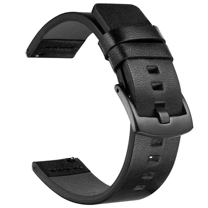 20mm 22mm Watch band Quick release Leather Strap for Samsung Galaxy Watch 3 Active2 40 44mm huawei watch gt 2 WatchBand 18 24mm