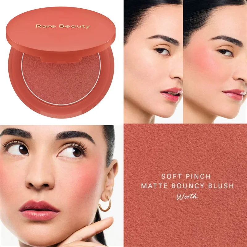 Rare Beauty Powder Blush Highlight Stick Highlighter Mirror Long-Lasting Glowing Natural Facial Makeup Modification Cosmetics