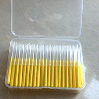 100pcs yellow 0.8mm