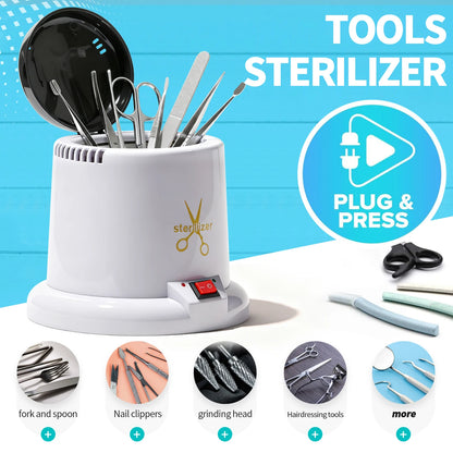Nail Tool Sterilizer for Esthetician Sterilization Machine Metal Nail art Tools Haves Autoclave Sterilizers High Temperature