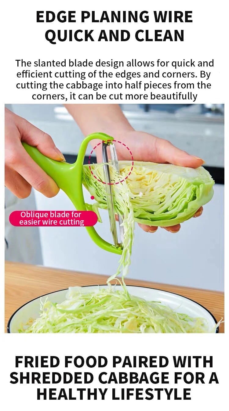 3PCS multifunctional vegetable shredder - wide mouth, easy to chop vegetables - perfect for kitchen preparation