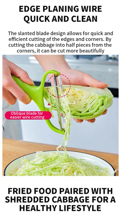3PCS multifunctional vegetable shredder - wide mouth, easy to chop vegetables - perfect for kitchen preparation