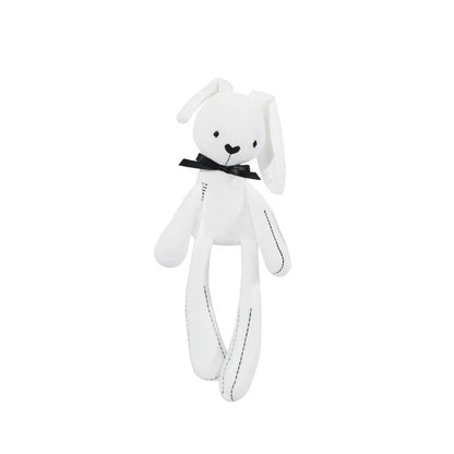 Baby Plush Rabbit Hand Puppet Soft Crib Stroller Infant Sleep Soothing Doll Mobile Pram Kids Hanging Ring Toys For Children Gift