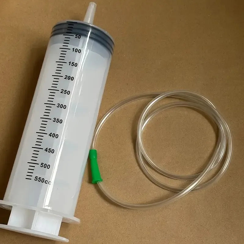 Durable Large Capacity Plastic Syringes - 100ml, 150ml, 250ml, 350ml, 550ml, 1000ml | Transparent Body with 99.82cm Measure