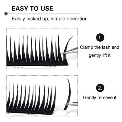 winky beauty 07 C/D Wet Eyelash Extension Manga Wispy Cosplay Type Spikes Lashes Extensions Volume Premade Fans Lashes Supplies