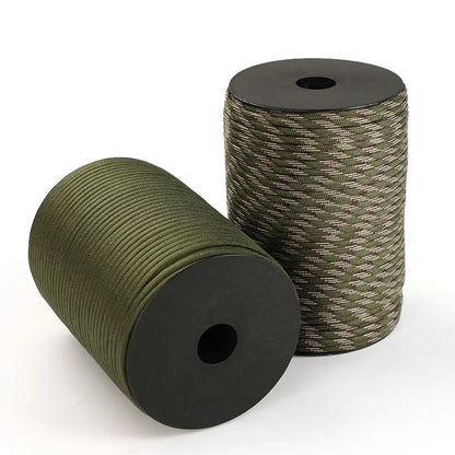 100m 550 Militärs Standard 9-Kern Paracord Seil 4mm Outdoor Fallschirm Schnur Überleben Regenschirm Zelt Lanyard Riemen Wäschele