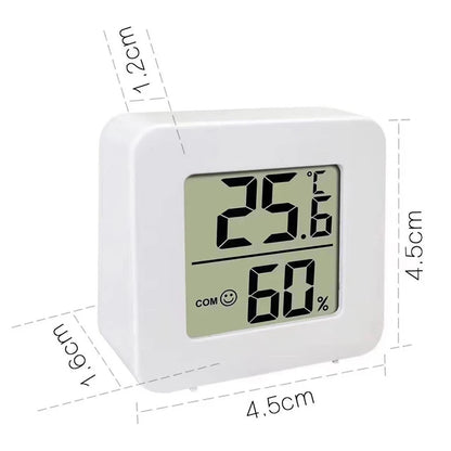 LCD Digital Thermometer Hygrometer Indoor Room Electronic Temperature Humidity Meter Sensor Gauge Weather Station For Home ﻿