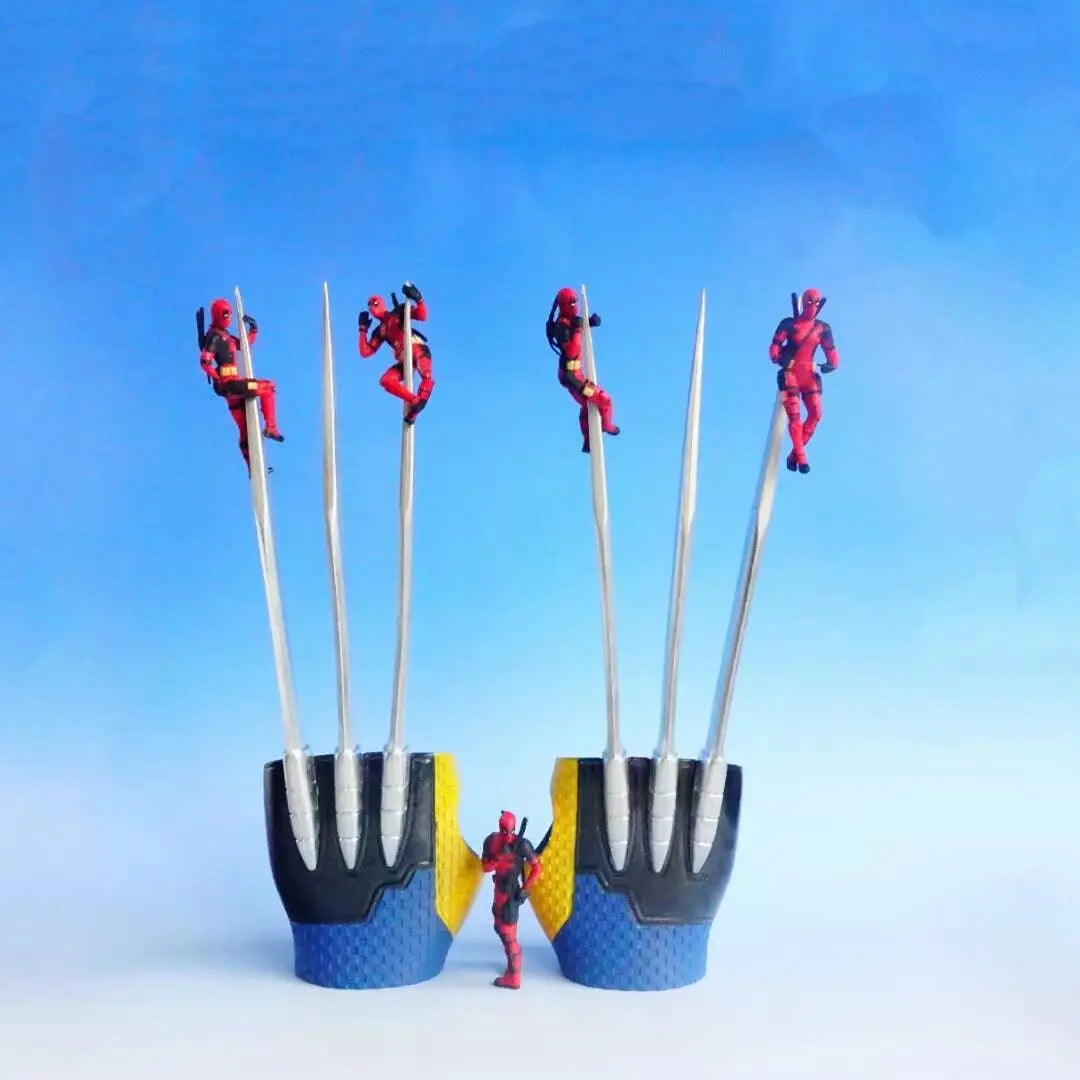 Deadpool 3 Wolverine Claw Gloves Wearable Fun Play COSplay Prop Model Ornament Figure Toy