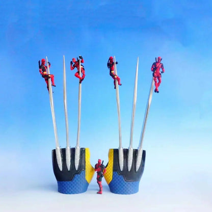 Deadpool 3 Wolverine Claw Gloves Wearable Fun Play COSplay Prop Model Ornament Figure Toy