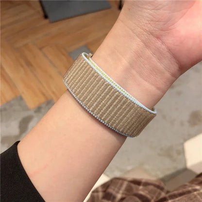 20mm 22mm Band For Samsung Galaxy Watch 6/5/4/5pro/4/6 Classic/active 2 Nylon loop sport bracelet huawei watch GT 4-2-2e-3 Strap