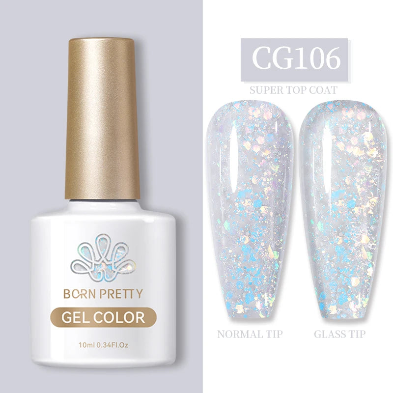 BORN PRETTY 10ml Gel Nail Polish Gel 130 Colors Semi Permanent Solid Nail Gel Varnish Soak Off UV Gel for Base Top Coat