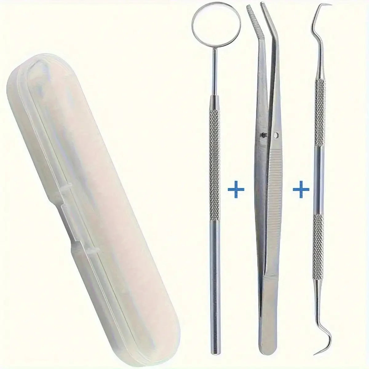 Premium Stainless Steel Dental Care Kit - Complete Oral Hygiene Set with Teeth Cleaning Tools & Whitening Tools for Daily Use