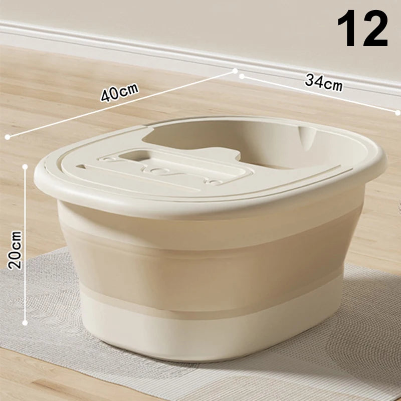 1Pcs Foldable Home Foot Bath Bucket Portable Foot Soak Foot Tub Massage Foot Wash Leisure Health Bucket Foot Bath Basin