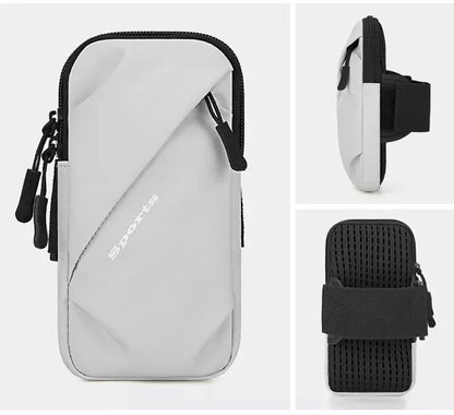 Running Phone Holder Jogging Bags for iPhone Samsung Universal Waterproof PU Sports Armband Phones Arm Bag Running Accessory