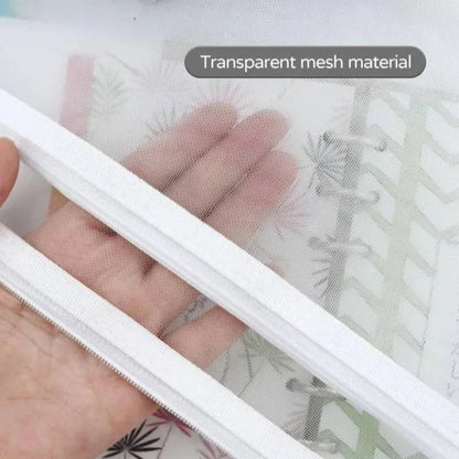 New Puzzle Storage Bag Children's Building Blocks Small Toys Special Sorting Bags Transparent Mesh Gauze Zipper Mesh Bags