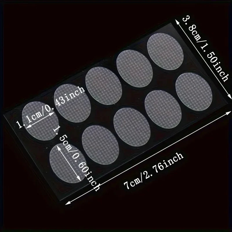 200/100Pcs Clear Invisible Earlobes Protective Stickers For Stretched Ear Lobes And Relieve Strain From Heavy Earrings