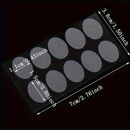 200/100Pcs Clear Invisible Earlobes Protective Stickers For Stretched Ear Lobes And Relieve Strain From Heavy Earrings