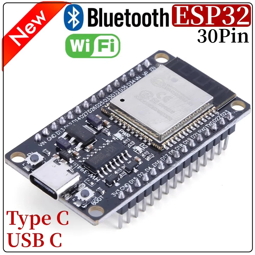 ESP32 -32D Development Board Wireless WiFi Bluetooth module Ultra-Low Power Consumption Dual Core 30Pin ESP 32 for Smart Home ﻿