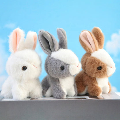 Ultrasoft Stuffed Animal Plush Bunny Rabbit Toy for Kids Girl Lovely Animal Doll Baby Toy Plushie Handbag Ornament Pendant