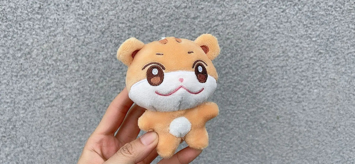 10CM Pop-up Store Doll Keychain ANITEEZ Cartoon Cute Plush Pendant Keyring Bag Accessories Kpop Yunho Yeosang Fans Gifts