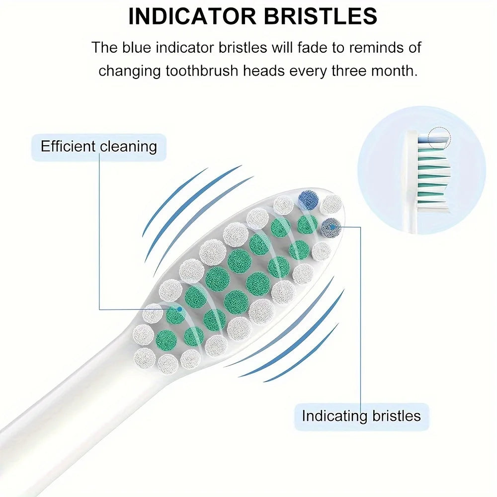 Replacement Brush Heads Compatible with Philips Sonicare DiamondClean HX3/HX6/HX9 Series Electric Toothbrush Heads HX6064